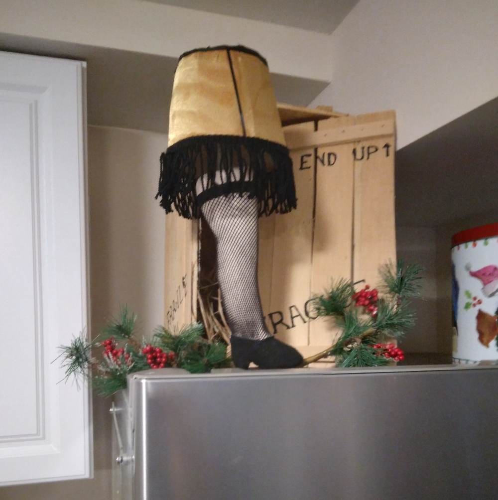 Hand Crafted Christmas Story Lamp & Others